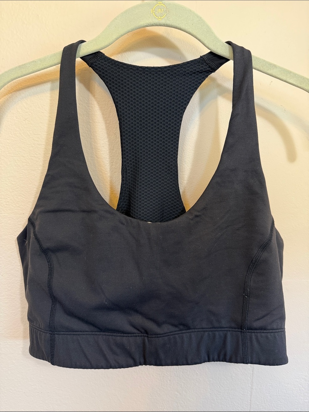 Outdoor Voices Black Racerback Sports Bra